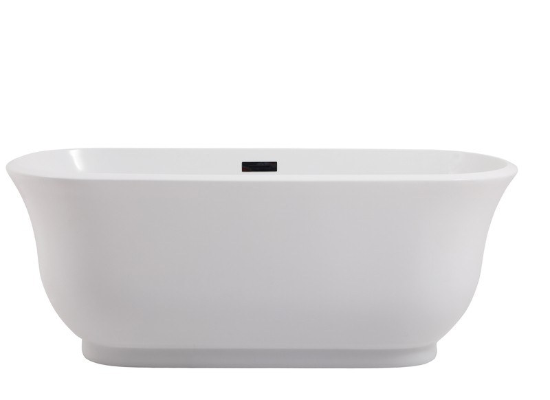 Coralie 59" x 28" Freestanding Soaking Bathtub