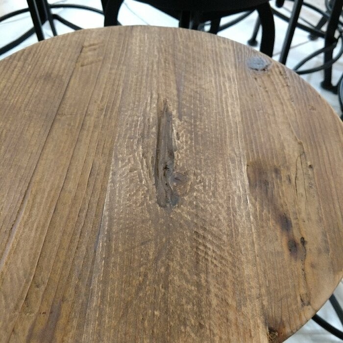 Cothern Swivel Solid Wood Adjustable Height Bar Stool