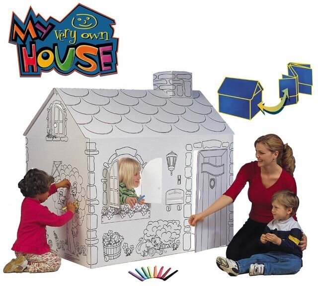Cottage Washable Markers 3' x 4.67' Playhouse