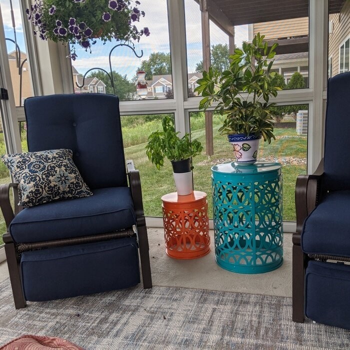 Craighead Luxury Recliner Patio Chair with Cushions