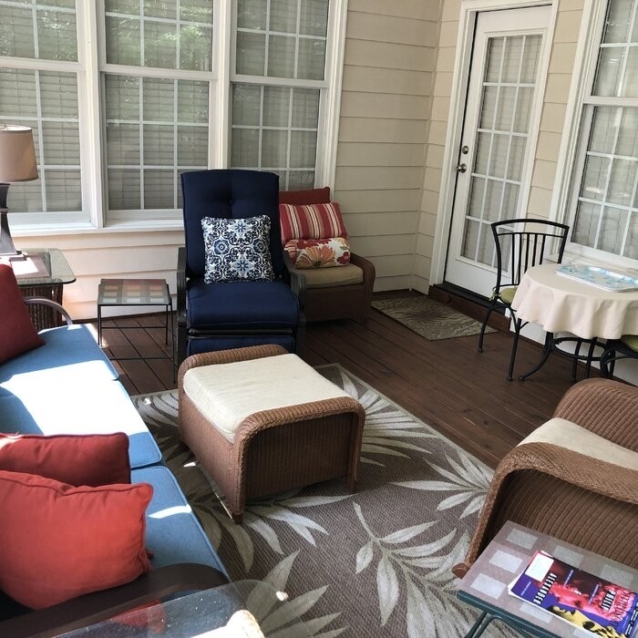 Craighead Luxury Recliner Patio Chair with Cushions