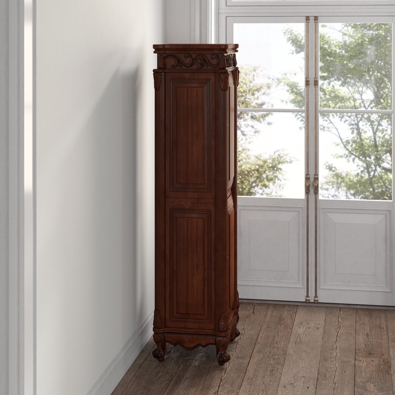 Crestview 21'' W x 73'' H x 18'' D Linen Cabinet