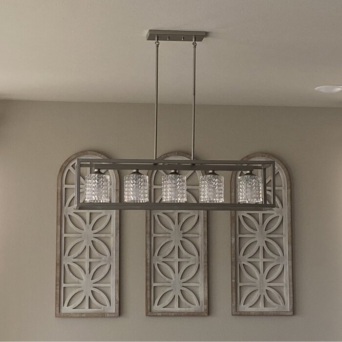Critchfield 5 - Light Square / Rectangle Kitchen Island Chandelier