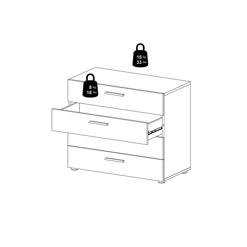 Culpeper 4 Drawer 31.57'' W Dresser