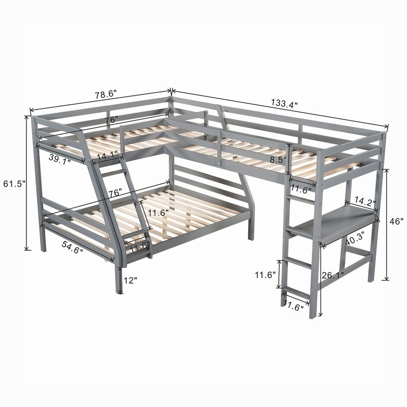 Bunk Beds With Desk Underneath - Ideas on Foter
