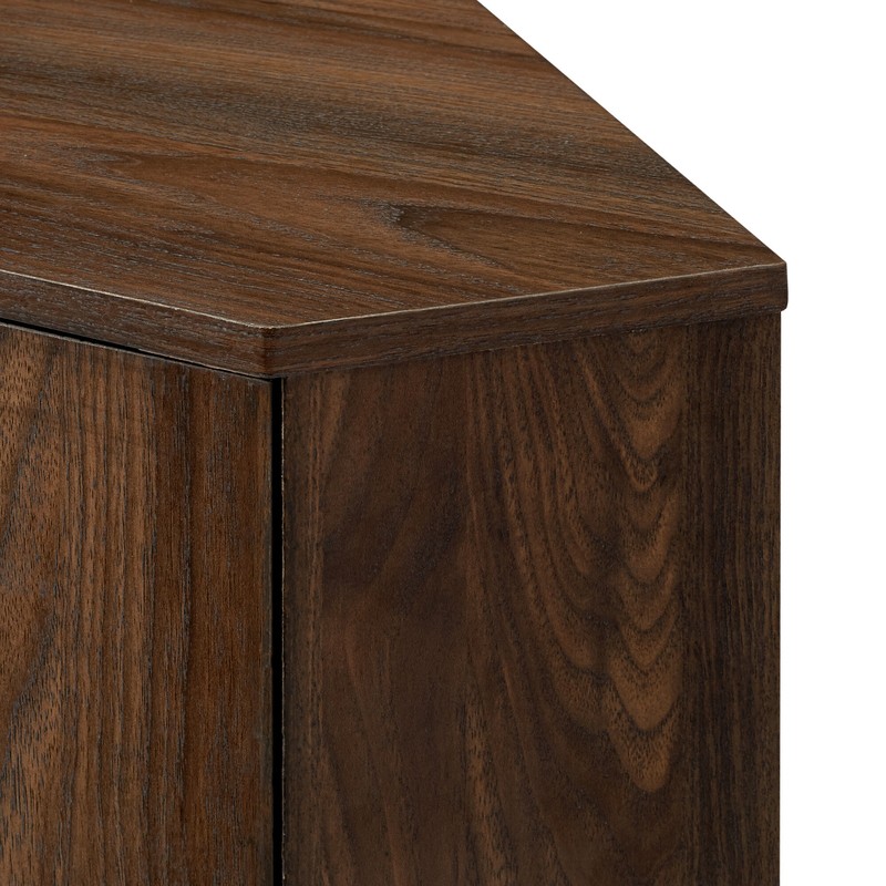 Darlinda 32'' Tall 2 - Door Corner Accent Cabinet