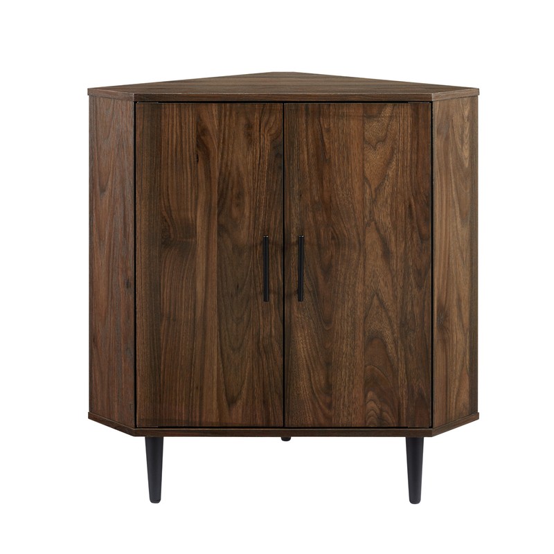 Darlinda 32'' Tall 2 - Door Corner Accent Cabinet
