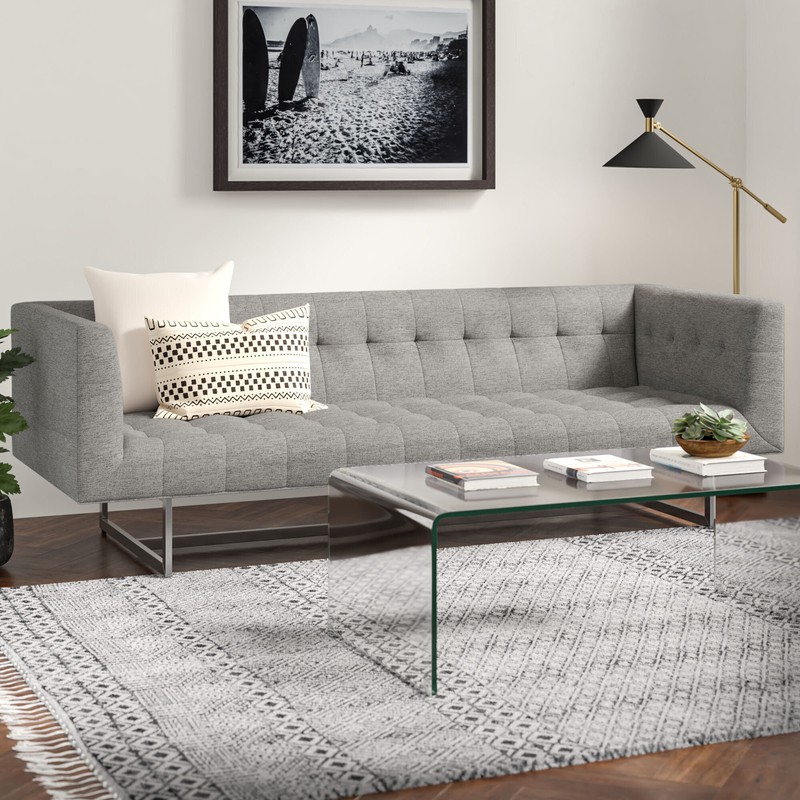 Dasher Glass Sled Coffee Table
