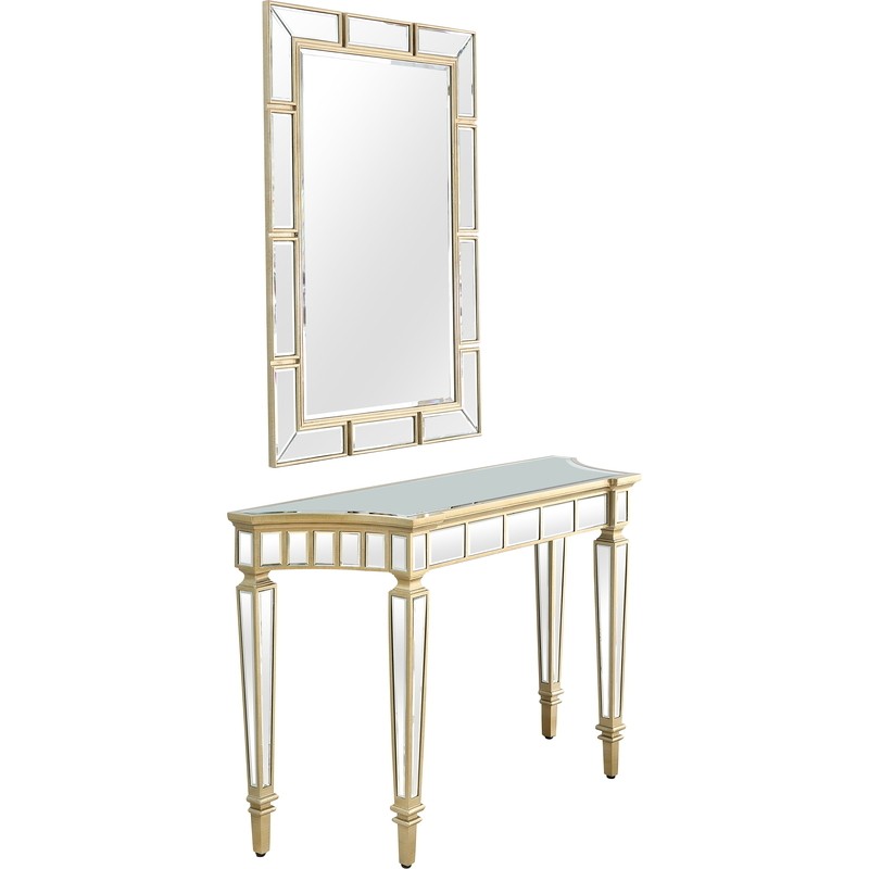 Dewhirst 47.25'' Console Table and Mirror Set