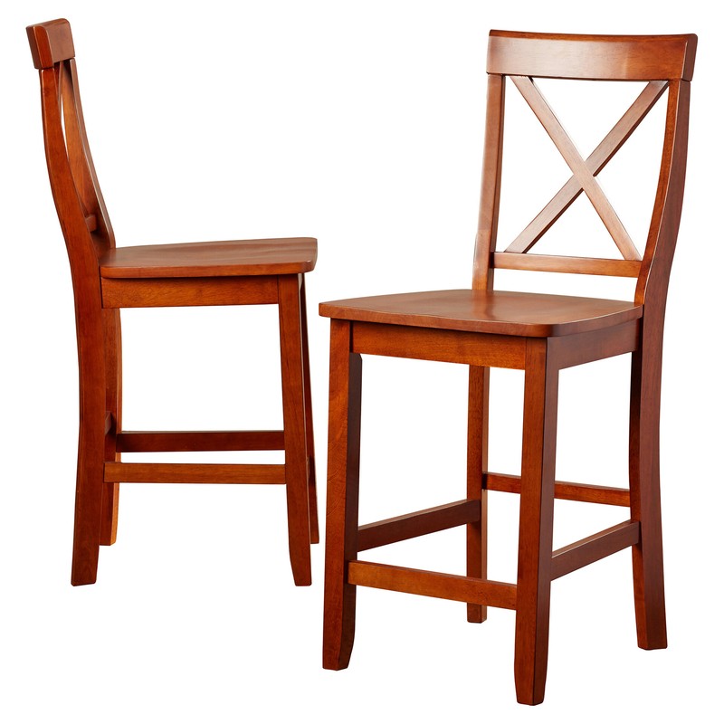 Diamondback Solid Wood 24" Counter Stool