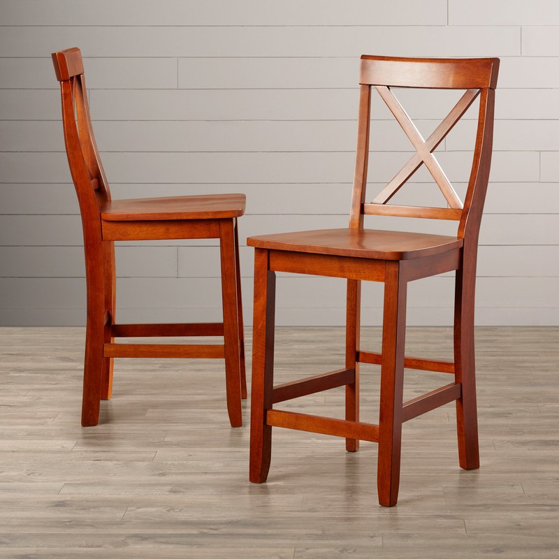 Diamondback Solid Wood 24" Counter Stool