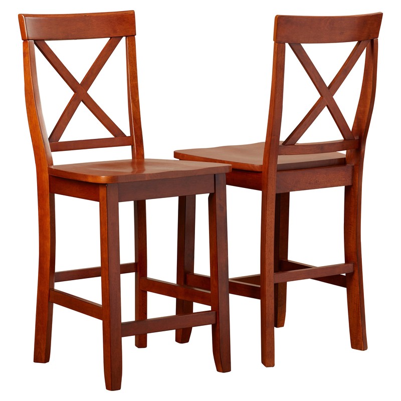 Diamondback Solid Wood 24" Counter Stool
