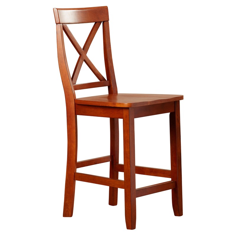 Diamondback Solid Wood 24" Counter Stool