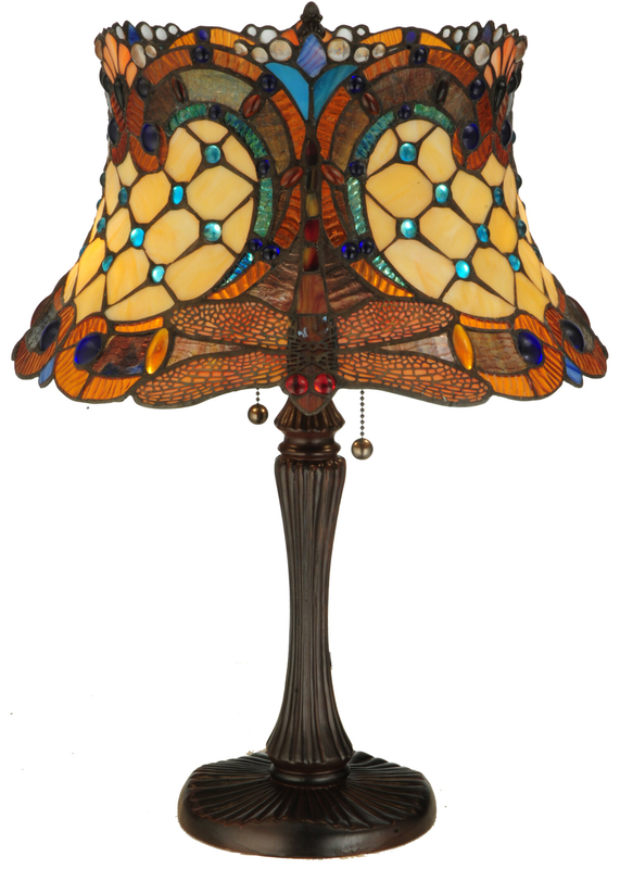 Diane Hanging Head Dragonfly 22.5" Table Lamp