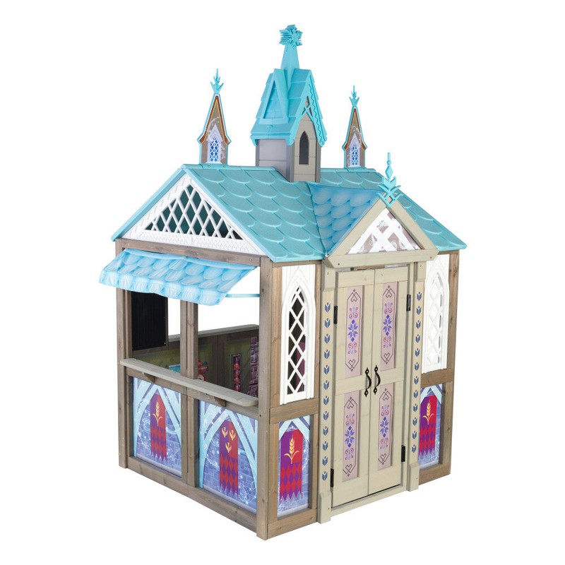 Disney Frozen Arendelle 53.46" x 49.61" Solid Wood Playhouse