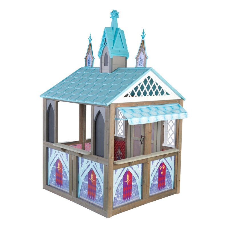 Disney Frozen Arendelle 53.46" x 49.61" Solid Wood Playhouse