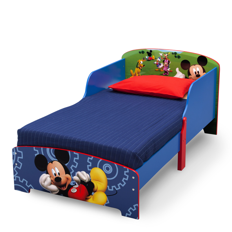 Disney Mickey Wood Toddler Platform Bed