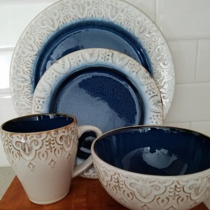 Dortch 16 Piece Full Set, Service for 4