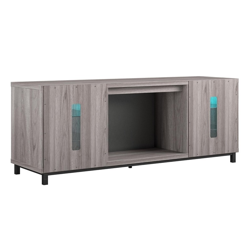 Drift TV Stand for TVs up to 70" with Fireplace Included