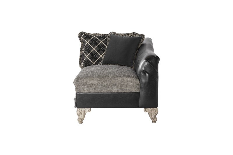 Dupras One Left Rolled Arm Chaise Lounge