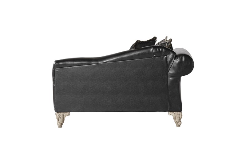 Dupras One Left Rolled Arm Chaise Lounge