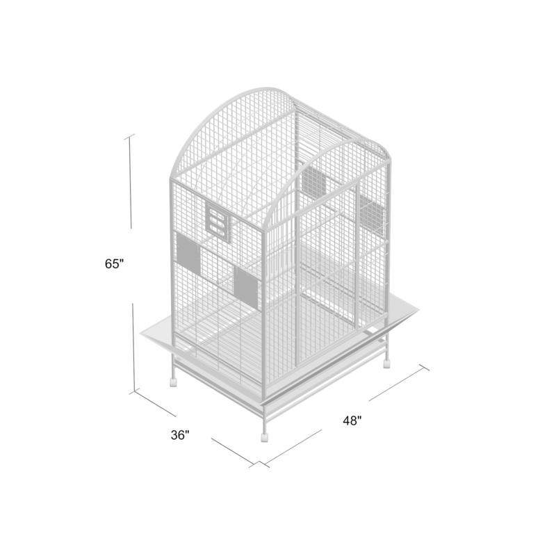 dwight extra large dome top bird cage