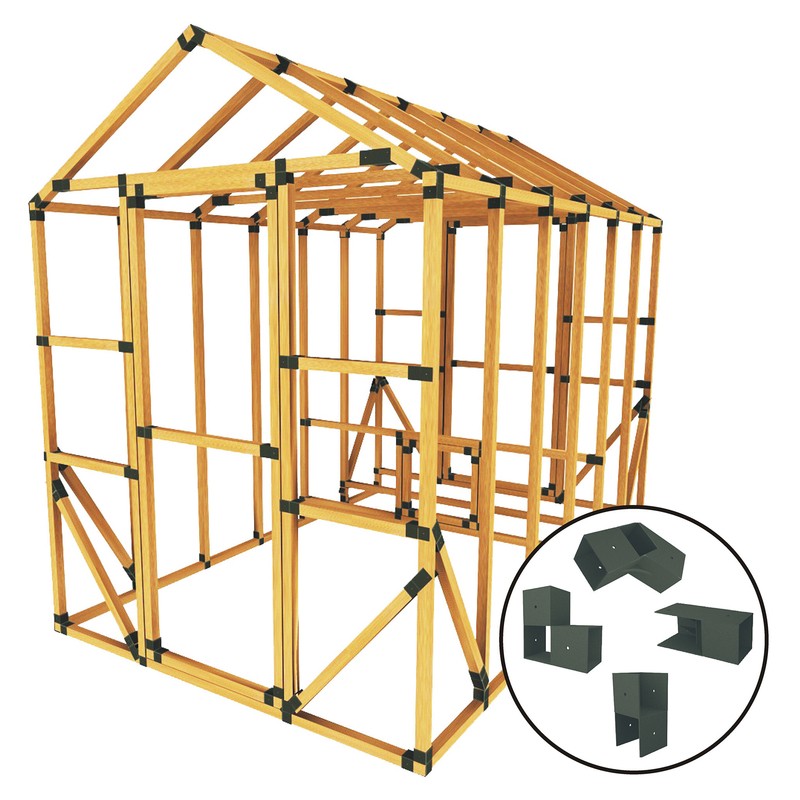 E-Z Frame Chicken Coop And Run Kits Chicken Coop with Chicken Run For Up To 19 Chickens