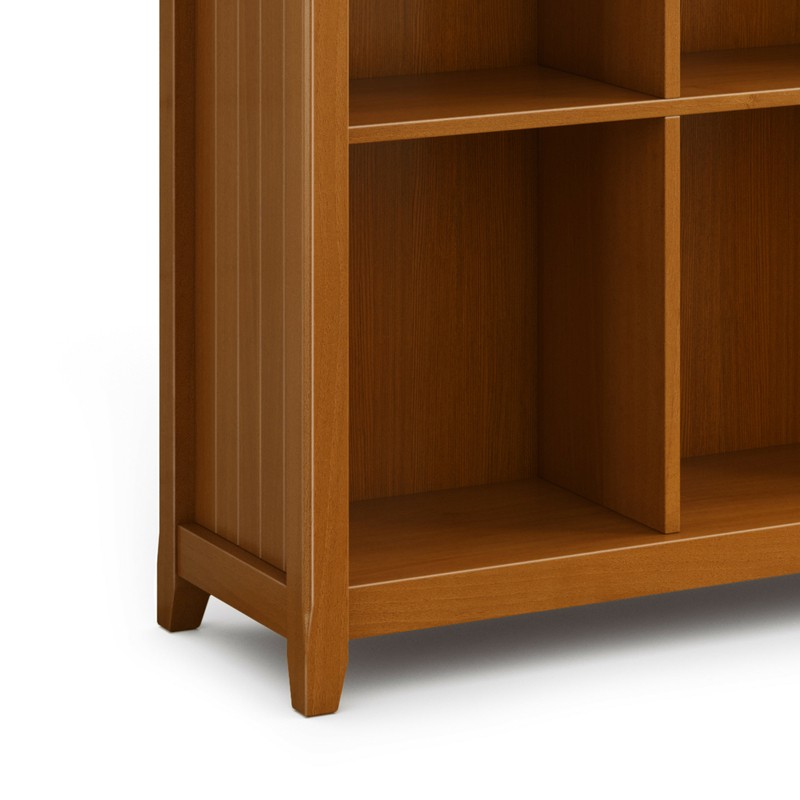 Edgecomb 48'' H x 44'' W Solid Wood Cube Bookcase