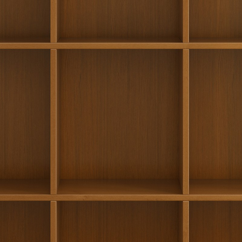 Edgecomb 48'' H x 44'' W Solid Wood Cube Bookcase