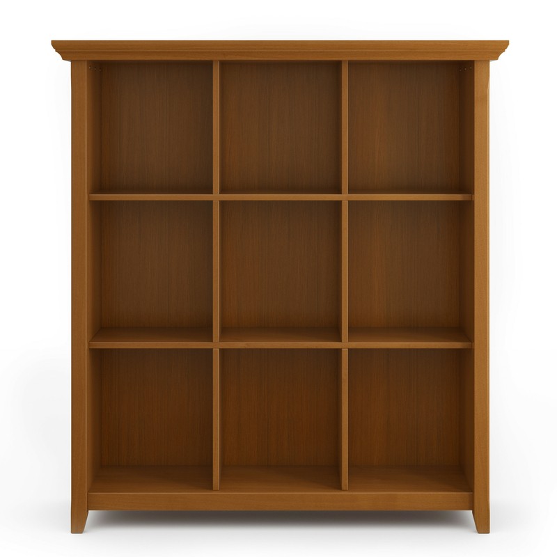 Edgecomb 48'' H x 44'' W Solid Wood Cube Bookcase