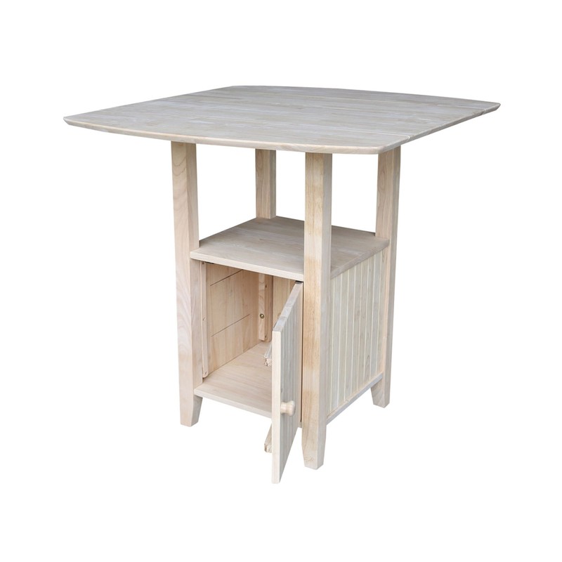 Edgehill Counter Height Drop Leaf Solid Wood Dining Table