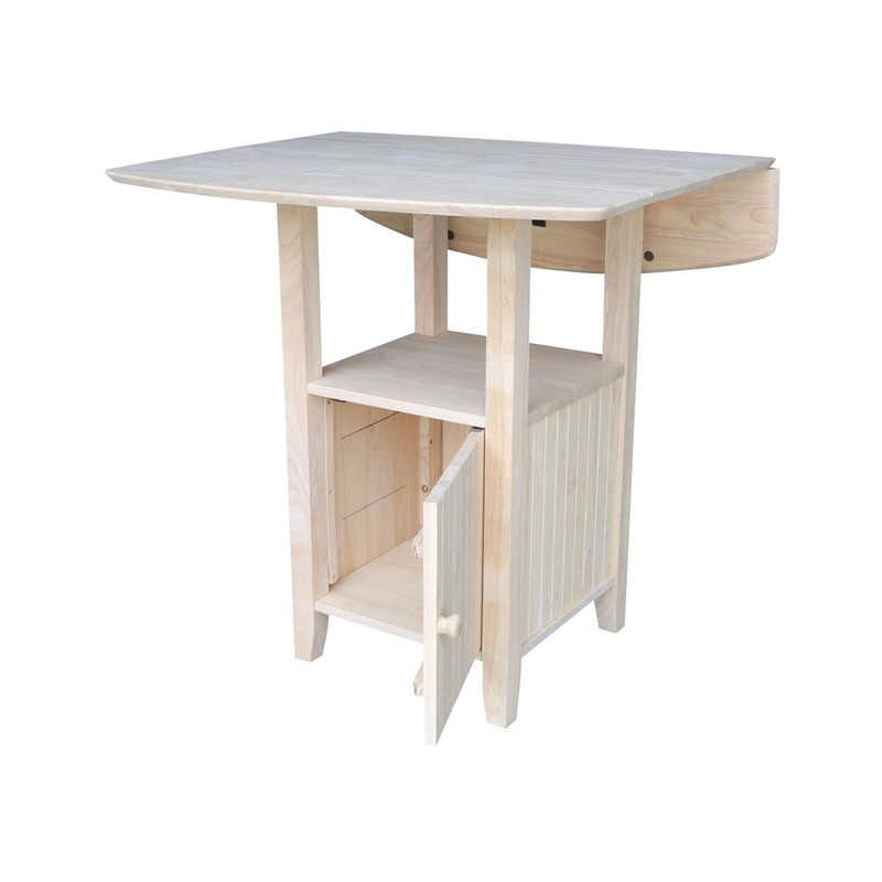 Edgehill Counter Height Drop Leaf Solid Wood Dining Table