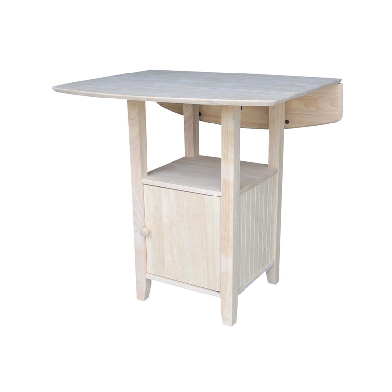 Edgehill Counter Height Drop Leaf Solid Wood Dining Table