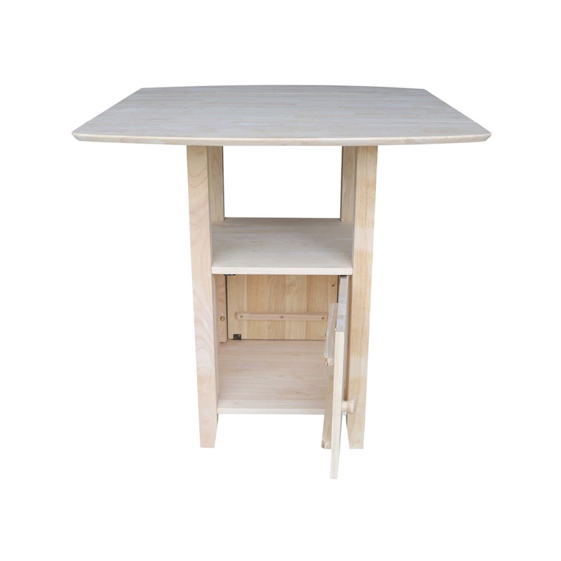 Edgehill Counter Height Drop Leaf Solid Wood Dining Table