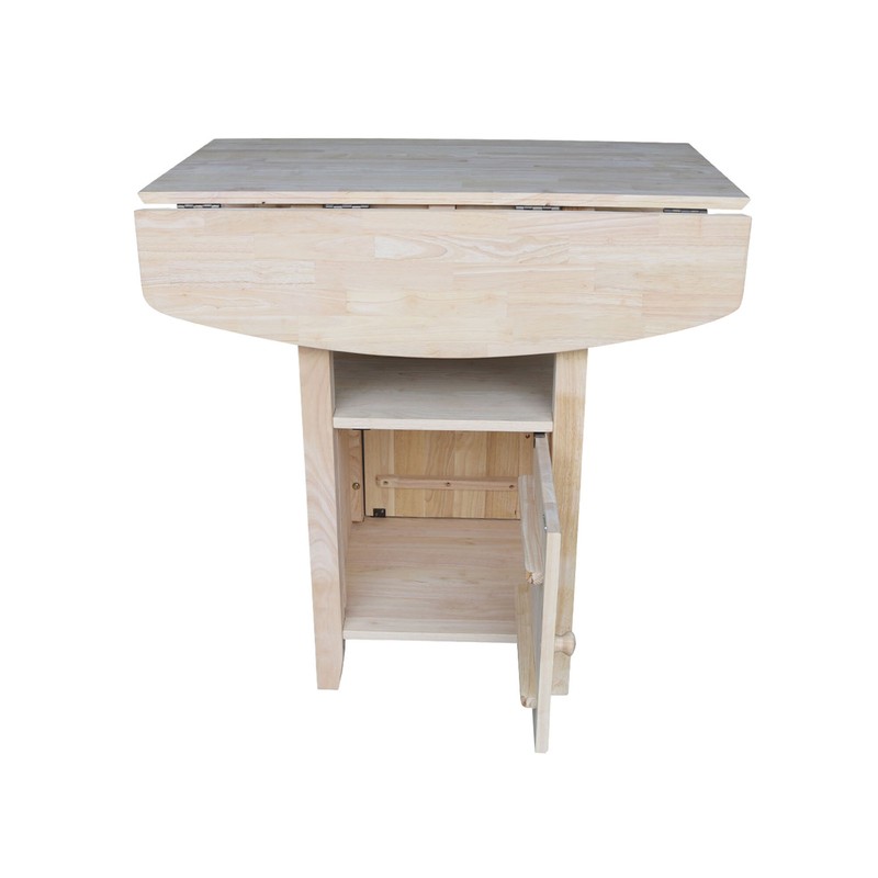 Edgehill Counter Height Drop Leaf Solid Wood Dining Table