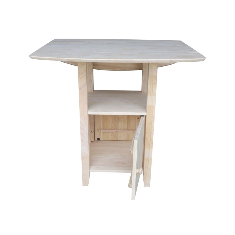 Edgehill Counter Height Drop Leaf Solid Wood Dining Table