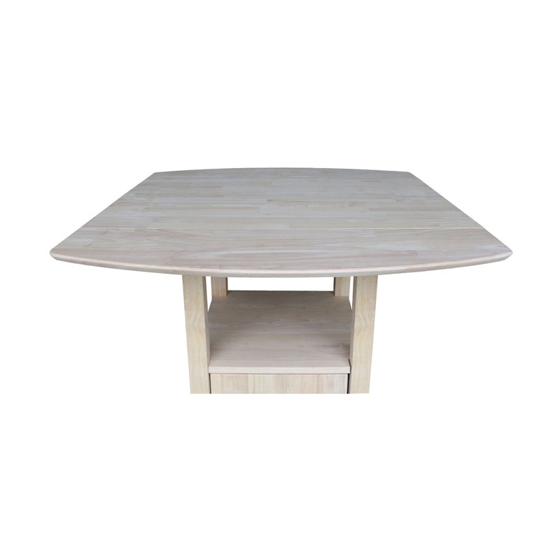 Edgehill Counter Height Drop Leaf Solid Wood Dining Table