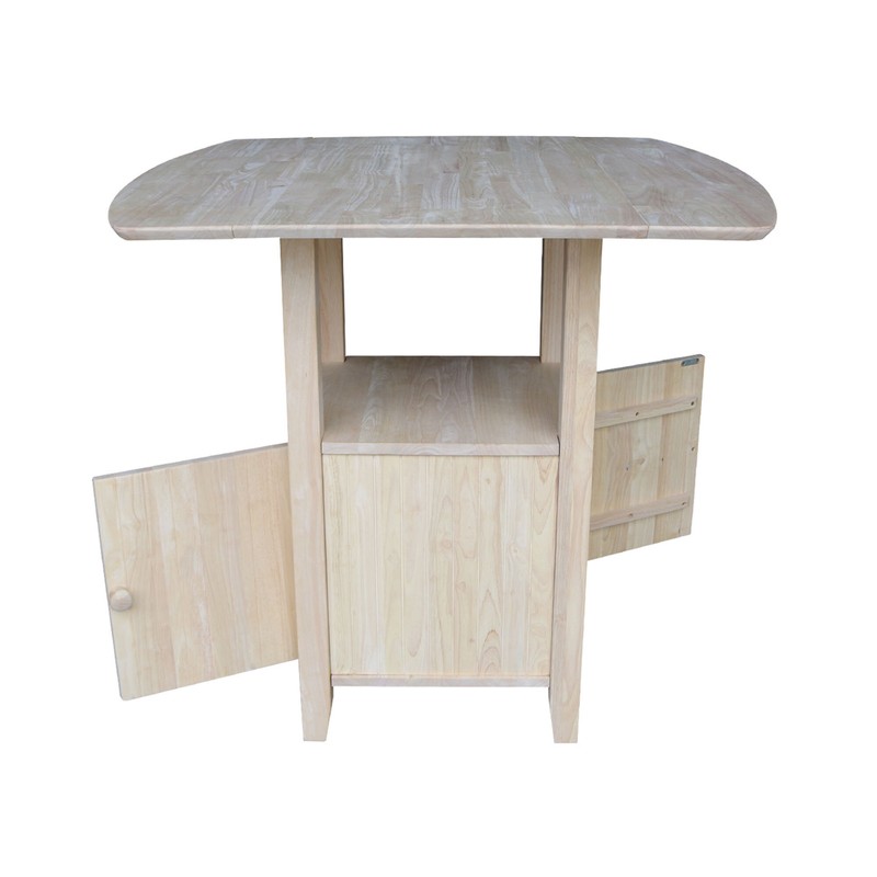 Edgehill Counter Height Drop Leaf Solid Wood Dining Table