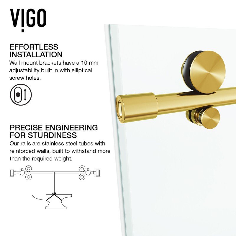 Elan E-class 76" H Frameless Shower Door