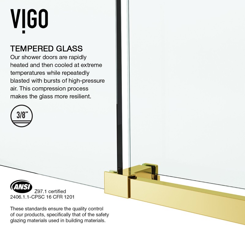 Elan E-class 76" H Frameless Shower Door