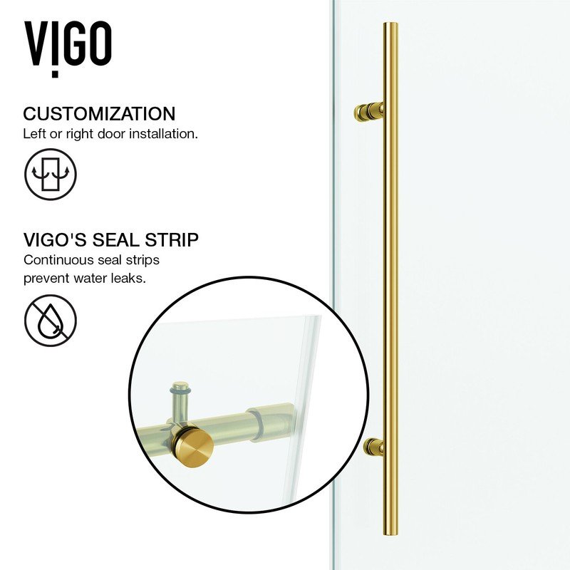 Elan E-class 76" H Frameless Shower Door