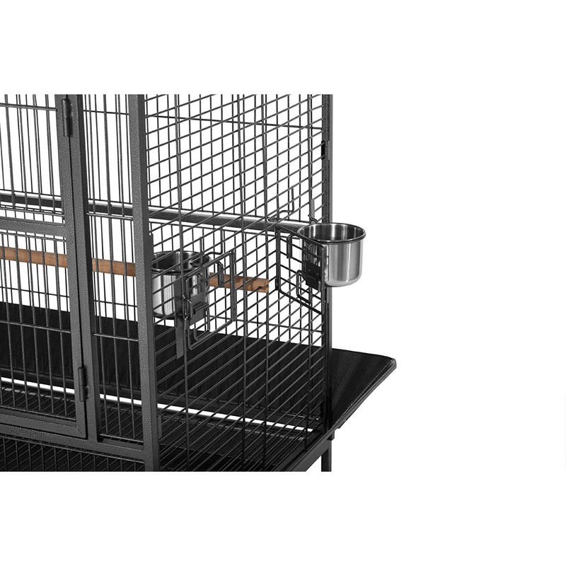 Eli 66'' Steel Play Top Floor Bird Cage with Wheels