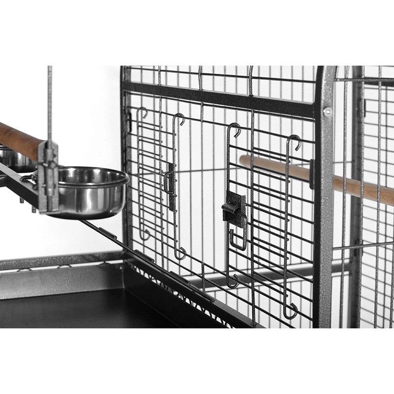 Eli 66'' Steel Play Top Floor Bird Cage with Wheels