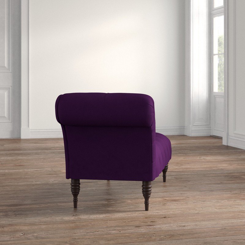 Elliston Tufted One Arm Left-Arm Chaise Lounge