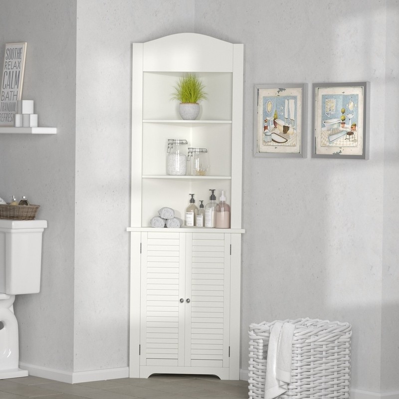 Ellsworth 23.25'' W x 68.31'' H x 17.5'' D Linen Cabinet