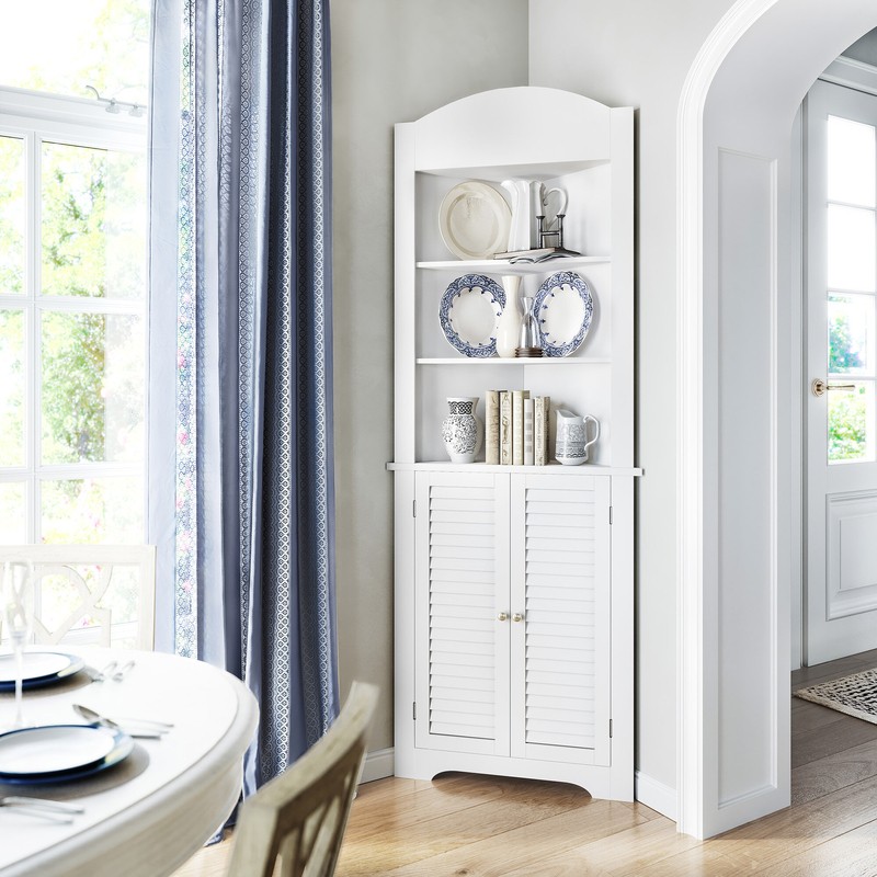 Ellsworth 23.25'' W x 68.31'' H x 17.5'' D Linen Cabinet