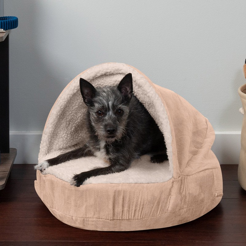 Elnora Hooded Dog Bed