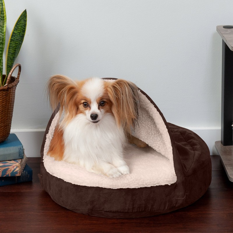 Elnora Hooded Dog Bed