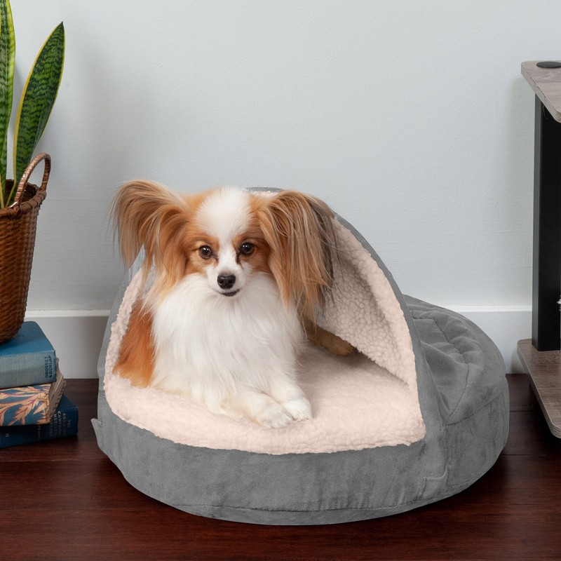 Elnora Hooded Dog Bed