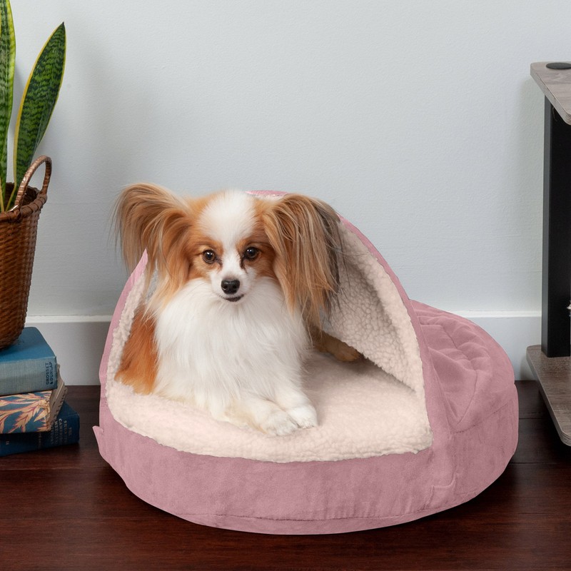 Elnora Hooded Dog Bed